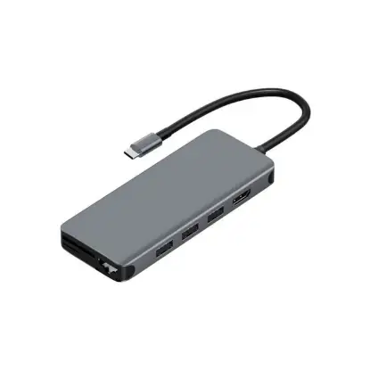 نمایش جزئیات هاب 12 پورت Green Lion گرین لاین USB-C مدل GN12IN1HUB