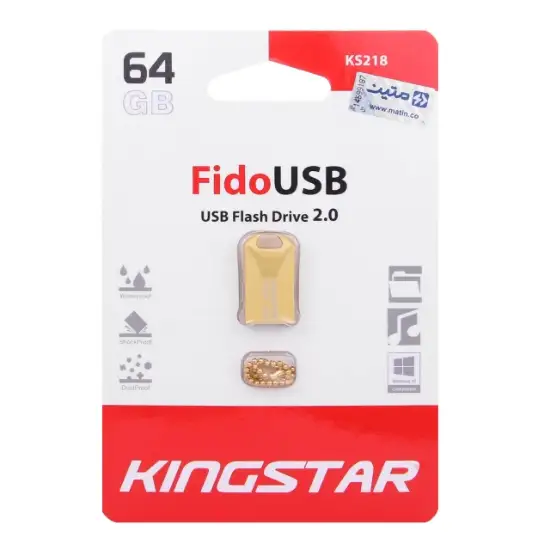 تصویر فلش مموری کینگ استار مدل KS218 USB2.0 ظرفیت 64 گیگابایت