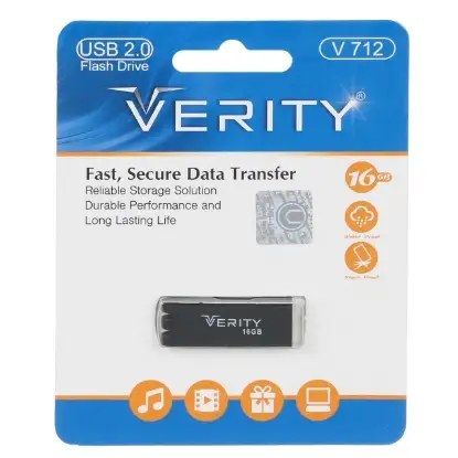 خرید فلش مموری وریتی مدل V712 USB2.0 ظرفیت 16 گیگابایت