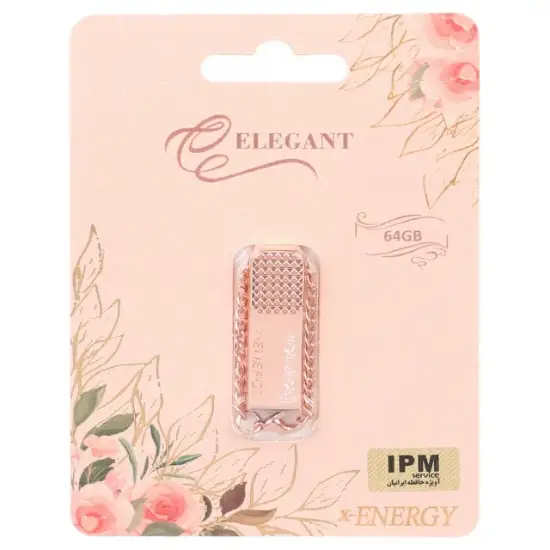 تصویر فلش مموری ایکس-انرژی مدل ELEGANT USB2.0 ظرفیت 64 گیگابایت