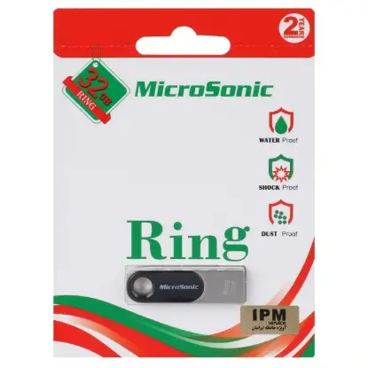 تصویر فلش مموری میکروسونیک مدل Ring USB2.0 ظرفیت 32 گیگابایت