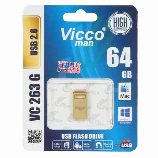 تصویر فلش مموری ویکومن مدل VC263 G USB2.0 ظرفیت 64 گیگابایت