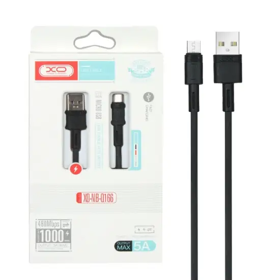 تصویر کابل تبدیل USB بهMicroUsb ایکس او مدل XO-NB-Q166 طول 1متر