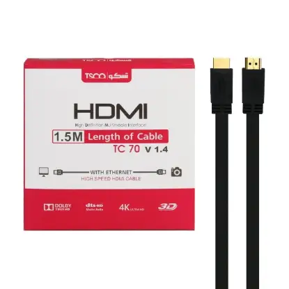 تصویر کابل HDMI تسکو مدل TC 70 به طول 1.5 متر