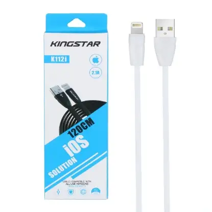 تصویر کابل تبدیل USB به لایتنینگ کینگ استار مدل K112 i