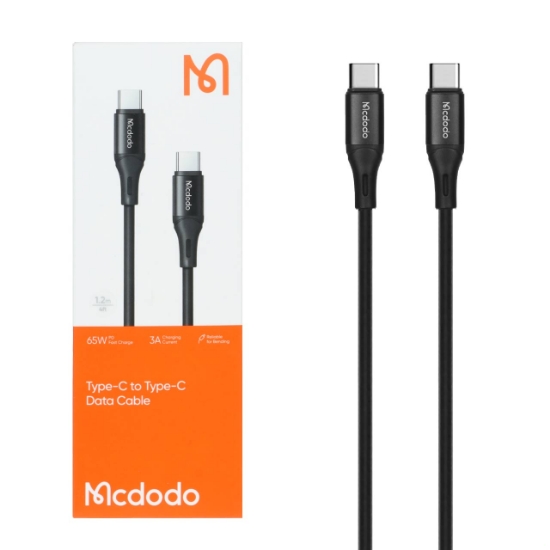 تصویر کابل تبدیل USB-C به USB-C مک دودو مدل CA-2212 طول 1.2متر