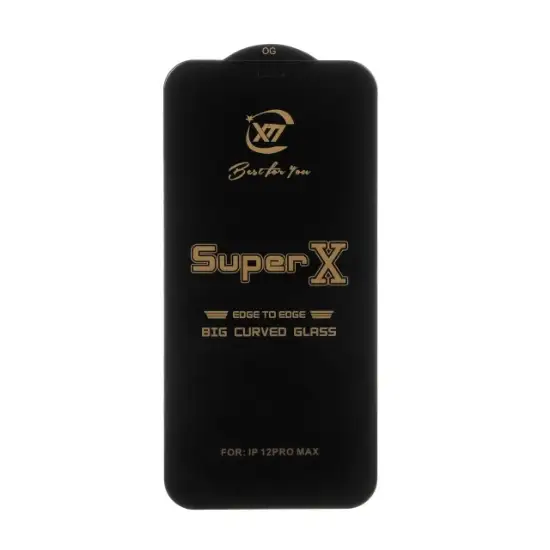 تصویر گلس گوشی Full Cover Super X برای iPhone 12 Pro Max