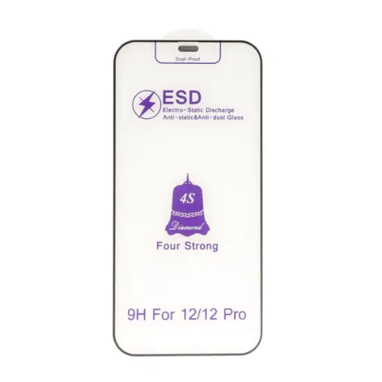 تصویر گلس گوشی Full Cover ESD برای iPhone12 / 12 Pro