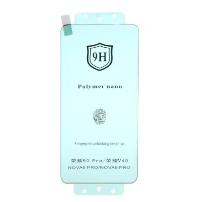 نمایش جزئیات گلس گوشی Full Cover Polymer nano برای Huawei P50 Pro / Nova 9 Pro / Nova 8 Pro