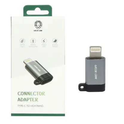 نمایش جزئیات مبدل لایتنینگ به USB-C گرین لاین مدل GNLTOCACGY