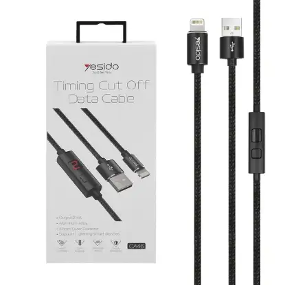 تصویر کابل تبدیل USB به microUSB یسیدو مدل CA-46 طول 1.2 متر