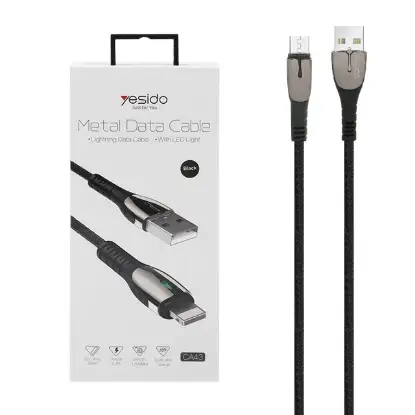 تصویر کابل USB بهmicro USB یسیدو مدل CA43 طول 1.2 متر