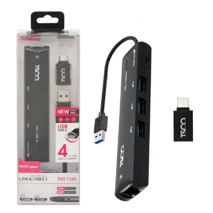 نمایش جزئیات هاب 4 پورت USB تسکو مدل THU 1165