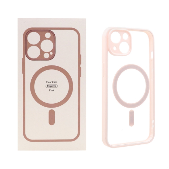 تصویر قاب گوشی اورجینال شفاف Magsafe محافظ لنزدار برای iPhone 13 / iPhone 14