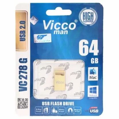 نمایش جزئیات فلش مموری ویکومن مدل VC278 G USB2.0 ظرفیت 64 گیگابایت