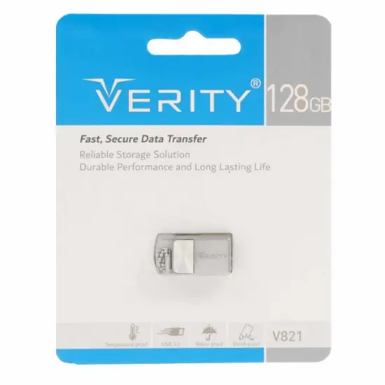 تصویر فلش مموری وریتی مدل V821 USB3.0 ظرفیت 128 گیگابایت