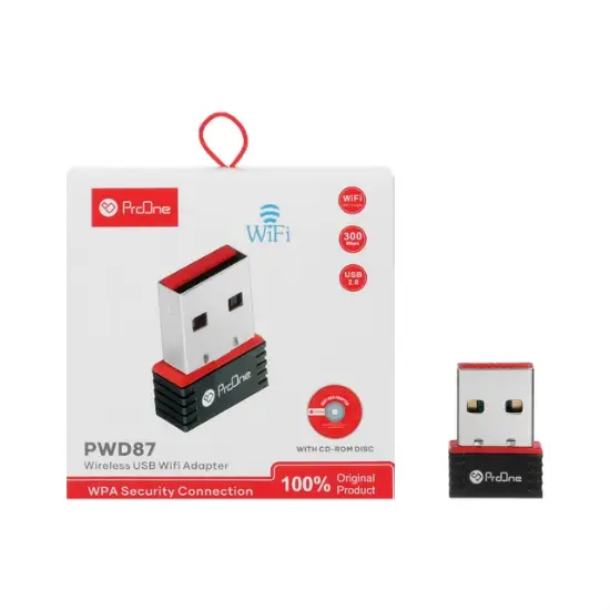 تصویر کارت شبکه بی سیم USB 2.0 پرووان مدل PWD87