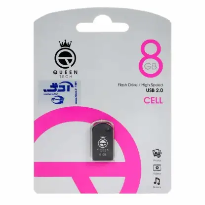 نمایش جزئیات فلش مموری کوئین تک مدل CELL USB2.0 ظرفیت 8 گیگابایت