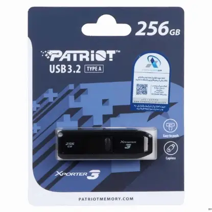 تصویر فلش مموری پتریوت مدل Xporter3 USB3.2 ظرفیت 256 گیگابایت