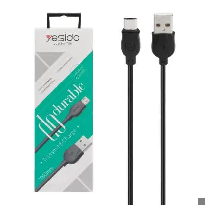 تصویر کابل تبدیل USB به microUSB یسیدو مدل CA-1441 طول 1 متر