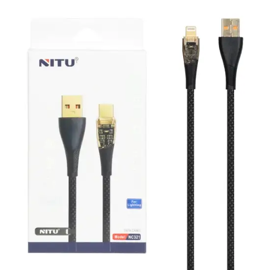 تصویر کابل تبدیل USB به لایتنینگ نیتو مدل NC321