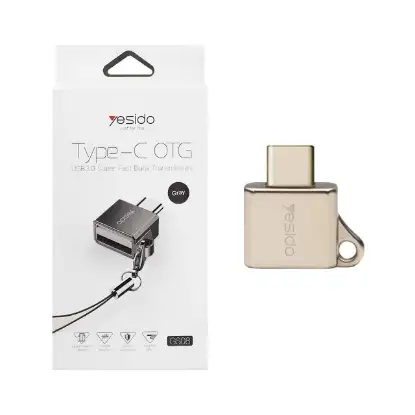 نمایش جزئیات مبدل OTG به USB-C یسیدو مدل GS08