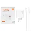 تصویر شارژر دیواری ثانیه شمار 120W فست تک پورت شیائومی Xiaomi مدل MDY-13-EZ به همراه کابل شارژ Type-C