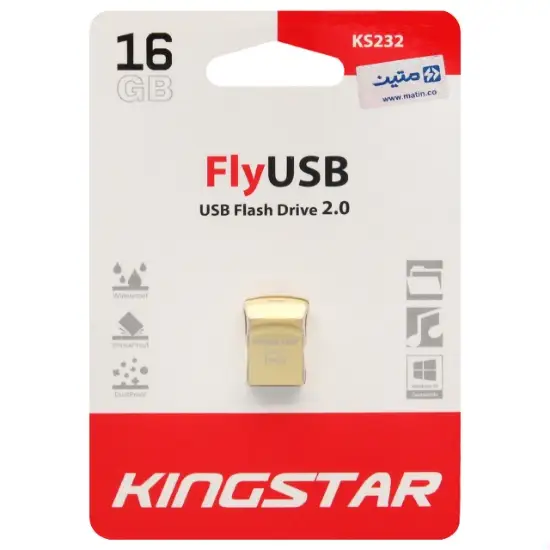 تصویر فلش مموری کینگ استار مدل Fly KS232 USB2.0 ظرفیت 16 گیگابایت