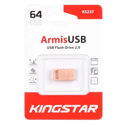 تصویر فلش مموری کینگ استار مدل Armis KS237 USB2.0 ظرفیت 64 گیگابایت