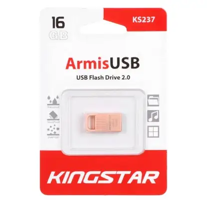 تصویر فلش مموری کینگ استار مدل Armis KS237 USB2.0 ظرفیت 16 گیگابایت